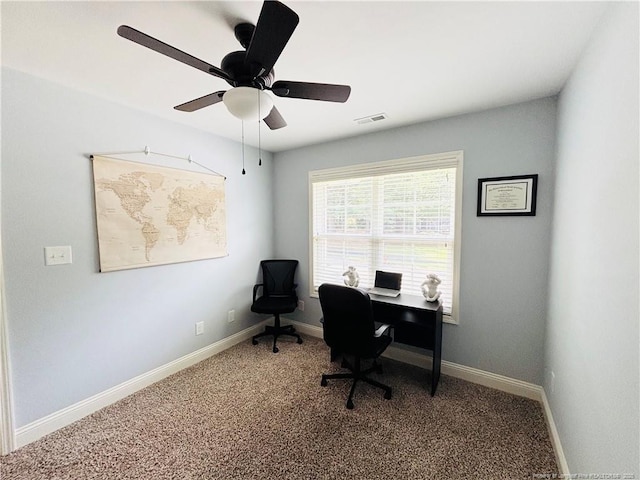 914 W Rowan St SW, Fayetteville, NC 28301 - office space with carpet and a ceiling fan