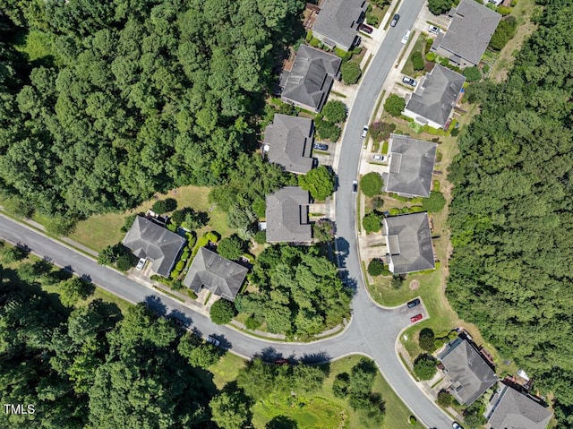 203 Bluefield Rd, Chapel Hill, NC 27517 - aerial overview of property's location featuring nearby suburban area
