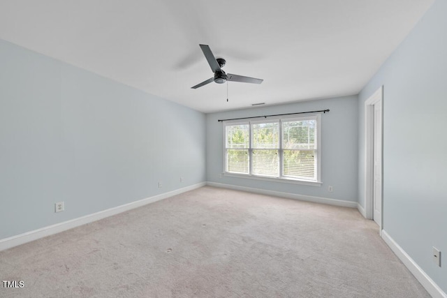 203 Bluefield Rd, Chapel Hill, NC 27517 - empty room featuring ceiling fan and light colored carpet