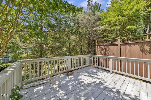 203 Bluefield Rd, Chapel Hill, NC 27517 - view of wooden terrace