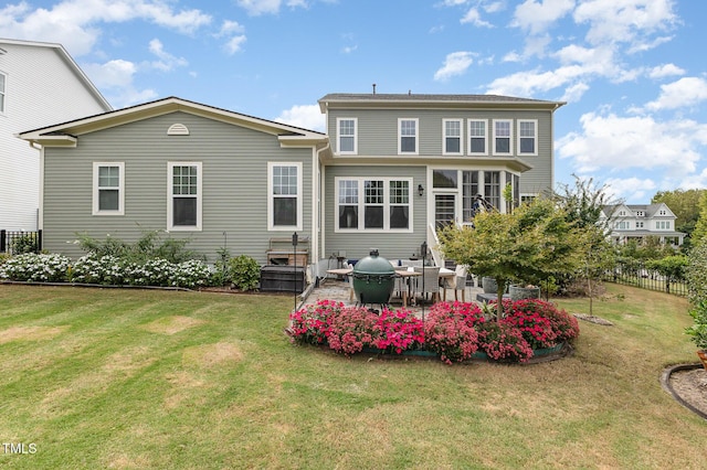 1501 Heritage Reserve Ct, Wake Forest, NC 27587 - rear view of house with a patio