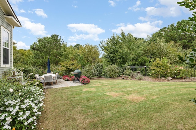 1501 Heritage Reserve Ct, Wake Forest, NC 27587 - view of yard featuring a patio