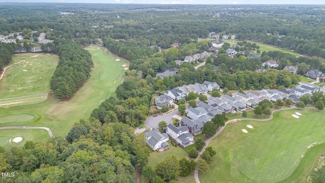 1501 Heritage Reserve Ct, Wake Forest, NC 27587 - aerial overview of property's location featuring nearby suburban area and a local golf course