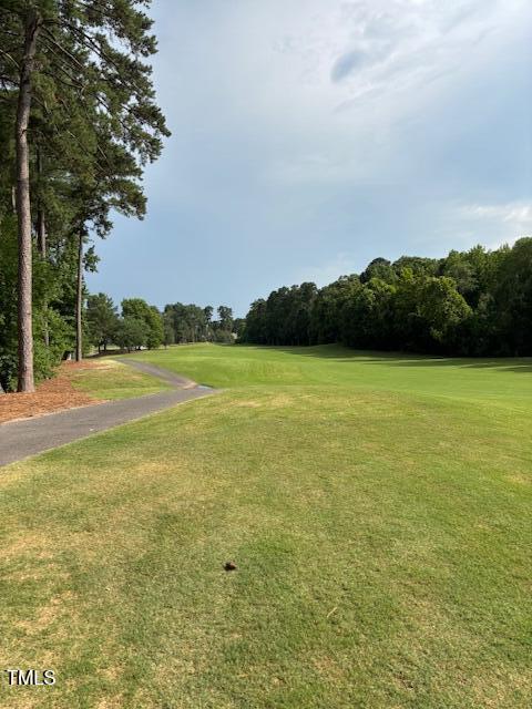 10733 Round Brook Cir, Raleigh, NC 27617 - view of property's community with a yard and golf course view
