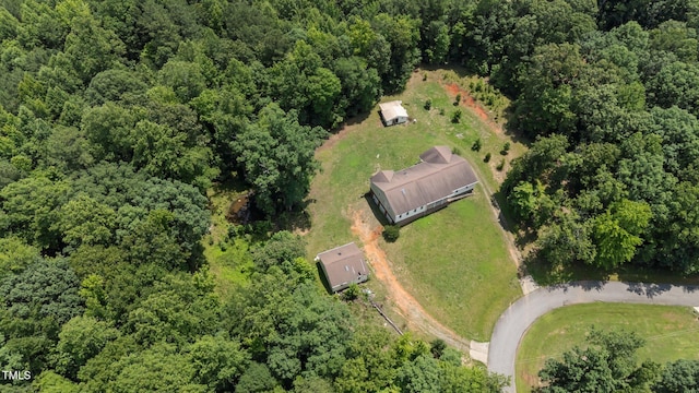 129 Shaman Dr, Louisburg, NC 27549 - aerial view of property's location with a forest