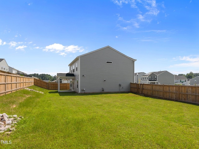 5404 Rutledgeville Ln, Knightdale, NC 27545 - back of property with a fenced backyard and a residential view