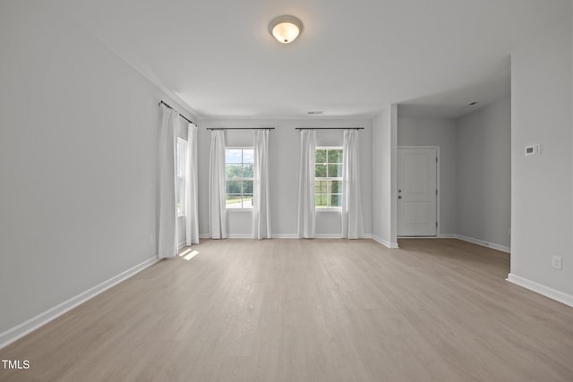 5404 Rutledgeville Ln, Knightdale, NC 27545 - empty room featuring light wood-style flooring and baseboards