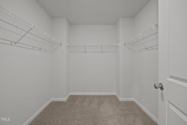 5404 Rutledgeville Ln, Knightdale, NC 27545 - spacious closet featuring carpet flooring