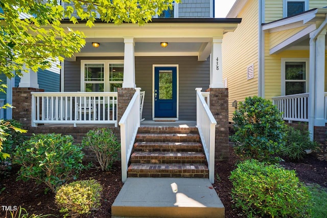 438 Granite Mill Blvd, Chapel Hill, NC 27516 - property entrance featuring a porch