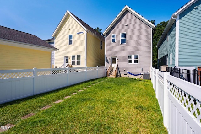 438 Granite Mill Blvd, Chapel Hill, NC 27516 - back of property featuring a fenced backyard