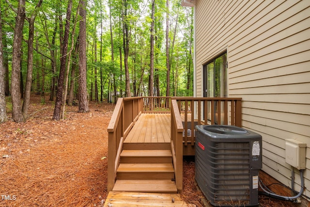 4316 American Dr, Durham, NC 27705 - wooden deck featuring stairs