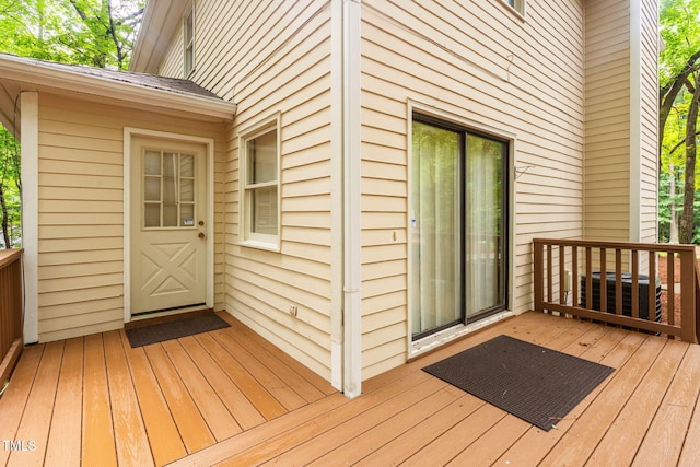 4316 American Dr, Durham, NC 27705 - view of wooden deck