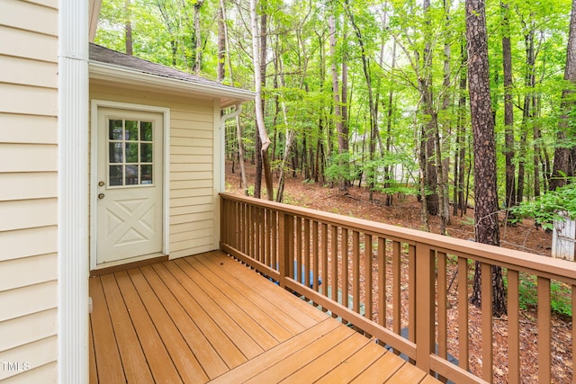 4316 American Dr, Durham, NC 27705 - view of wooden deck