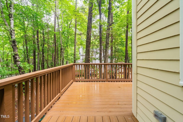 4316 American Dr, Durham, NC 27705 - view of wooden deck