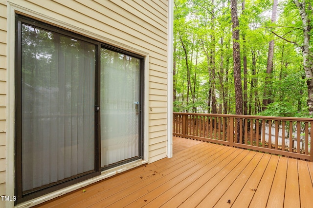 4316 American Dr, Durham, NC 27705 - view of wooden deck