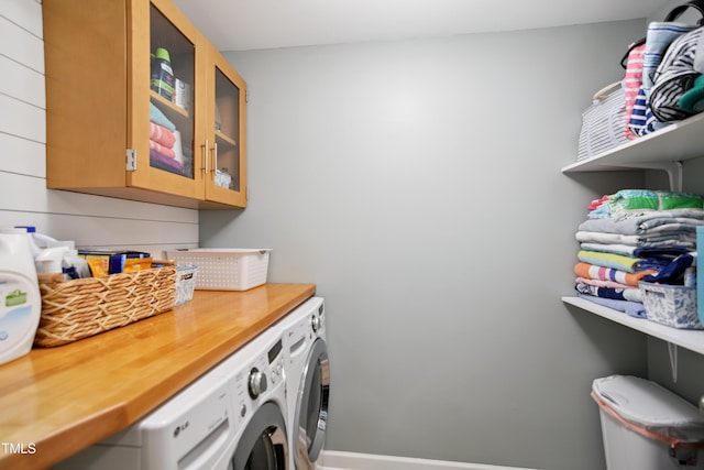 4104 Earl Grey Ct, Raleigh, NC 27612 - laundry room featuring washer and dryer and cabinet space