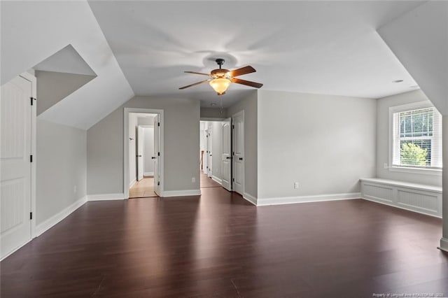 57 Spring Water Ct, Spring Lake, NC 28390 - bonus room with wood finished floors, ceiling fan, and vaulted ceiling