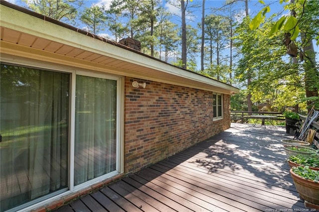 5945 Muscat Rd, Hope Mills, NC 28348 - view of wooden deck