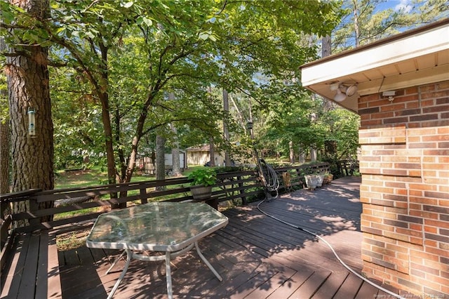 5945 Muscat Rd, Hope Mills, NC 28348 - deck with outdoor dining space