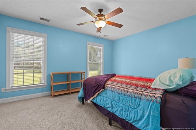 1438 Division Pl, Fayetteville, NC 28312 - bedroom featuring carpet flooring and ceiling fan