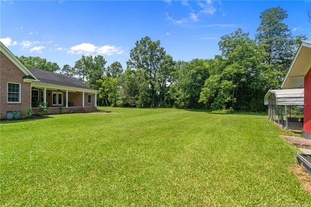 1438 Division Pl, Fayetteville, NC 28312 - view of grassy yard