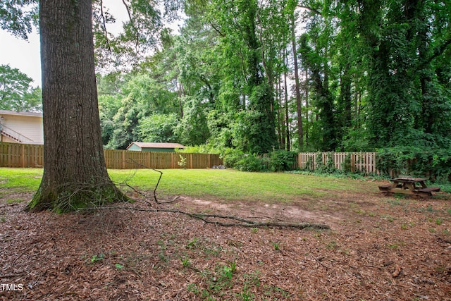 322 Jones Franklin Rd, Raleigh, NC 27606 - view of fenced backyard