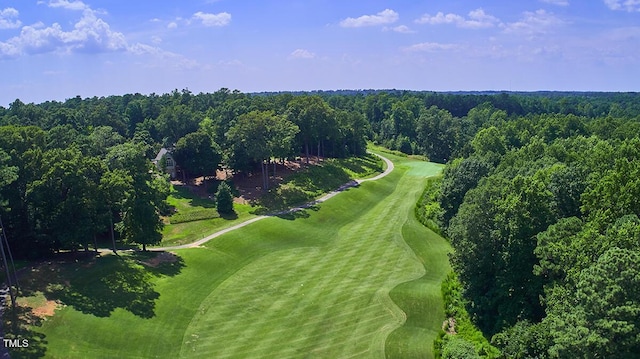 5004 Sunset Forest Cir, Holly Springs, NC 27540 - bird's eye view of a golf course