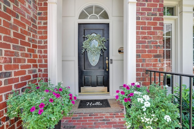 5004 Sunset Forest Cir, Holly Springs, NC 27540 - view of exterior entry featuring brick siding