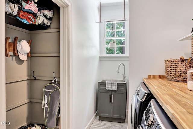 5004 Sunset Forest Cir, Holly Springs, NC 27540 - washroom with baseboards
