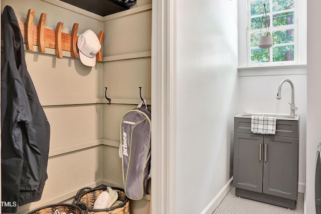5004 Sunset Forest Cir, Holly Springs, NC 27540 - bathroom with baseboards and vanity