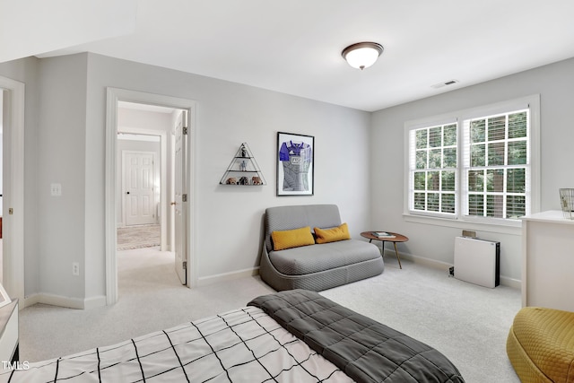 5004 Sunset Forest Cir, Holly Springs, NC 27540 - bedroom featuring light colored carpet and baseboards