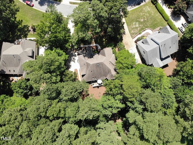 5004 Sunset Forest Cir, Holly Springs, NC 27540 - aerial overview of property's location featuring nearby suburban area