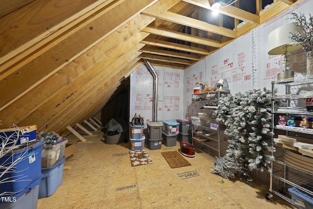 210 Meadow Lake Dr, Youngsville, NC 27596 - view of unfinished attic