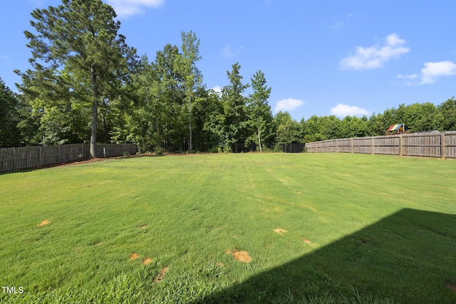 210 Meadow Lake Dr, Youngsville, NC 27596 - view of fenced backyard