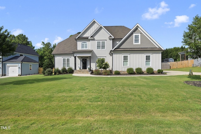 210 Meadow Lake Dr, Youngsville, NC 27596 - view of front of house featuring board and batten siding