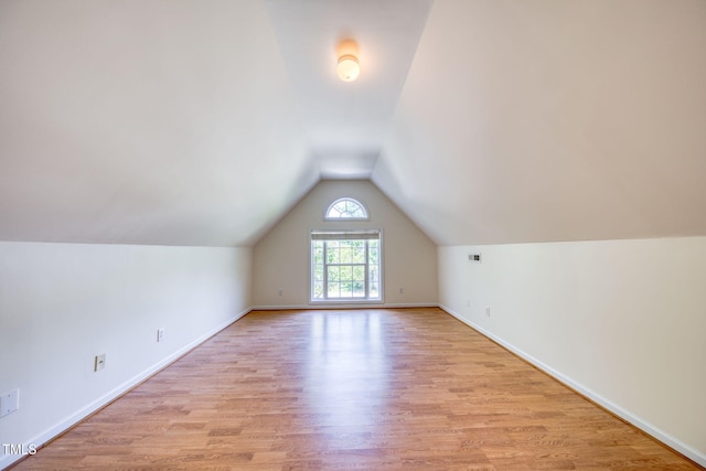 2304 Folger St, Raleigh, NC 27604 - bonus room featuring light wood-type flooring and vaulted ceiling