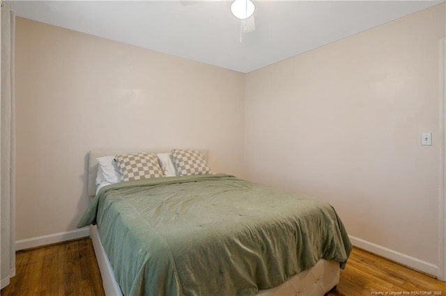 1828 Notre Dame Pl, Fayetteville, NC 28304 - bedroom with wood finished floors and ceiling fan