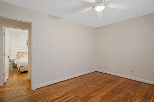 1828 Notre Dame Pl, Fayetteville, NC 28304 - empty room featuring light wood-style floors and a ceiling fan