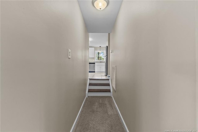 521 Fawn Ct, Fayetteville, NC 28303 - hall featuring light colored carpet and baseboards