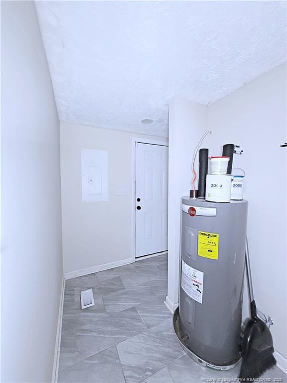 7246 Faircloth Bridge Rd, Stedman, NC 28391 - utility room with electric water heater and electric panel