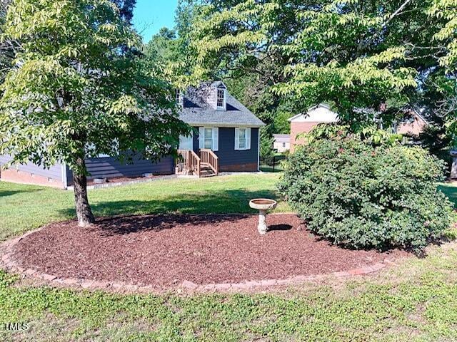 105 Meadow Brook Ln, Oxford, NC 27565 - view of front of house with a front yard