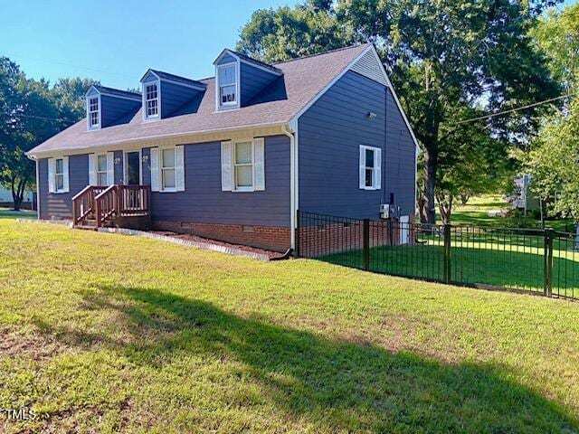 105 Meadow Brook Ln, Oxford, NC 27565 - cape cod house featuring crawl space