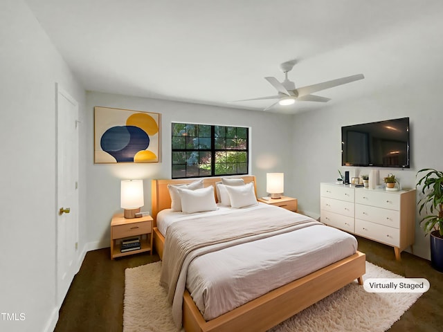11 Sweetbay Ct, Durham, NC 27704 - bedroom with a ceiling fan