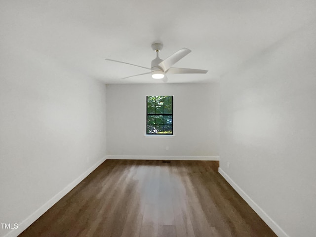 11 Sweetbay Ct, Durham, NC 27704 - spare room featuring dark wood finished floors and ceiling fan