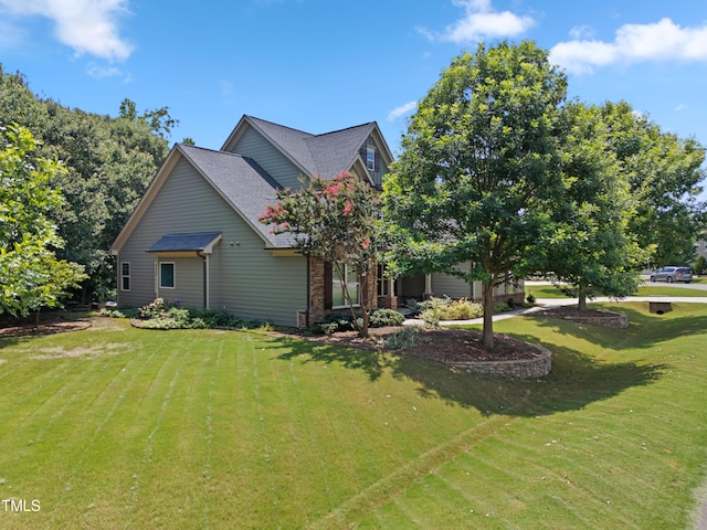 428 Holsten Bank Way, Cary, NC 27519 - view of side of property with a yard