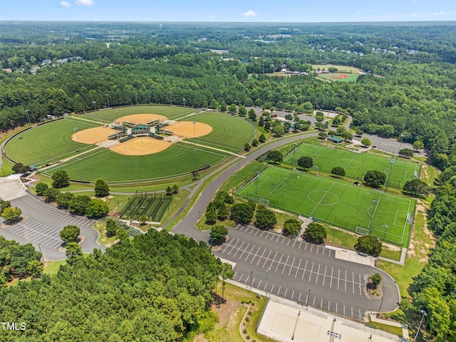 428 Holsten Bank Way, Cary, NC 27519 - aerial view of a forest