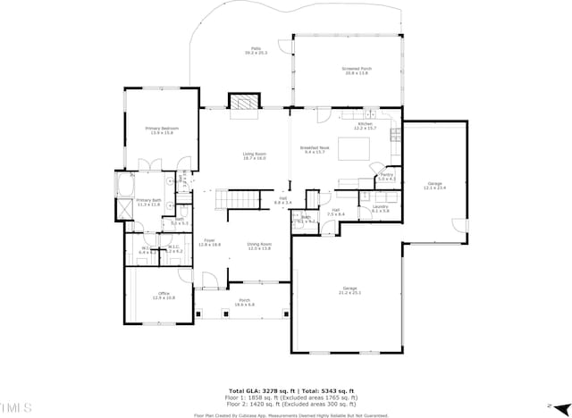 428 Holsten Bank Way, Cary, NC 27519 - view of home floor plan