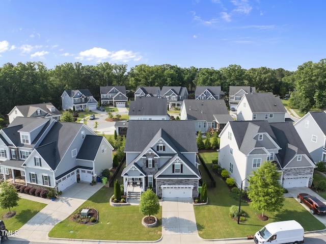 7741 Wilderness Rd, Raleigh, NC 27613 - aerial perspective of suburban area