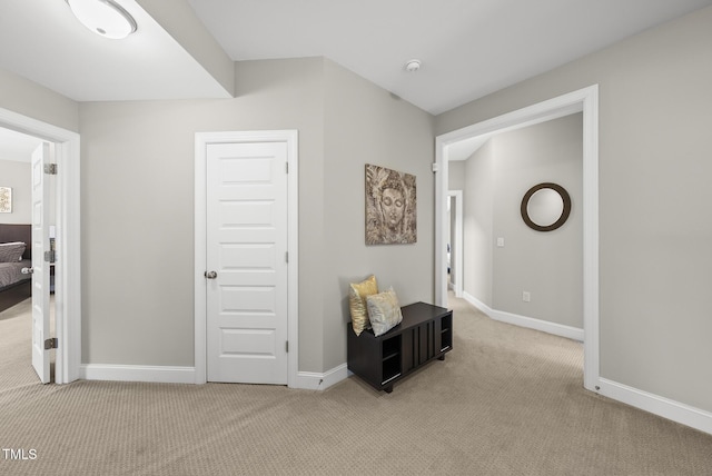 7741 Wilderness Rd, Raleigh, NC 27613 - hall with carpet and baseboards