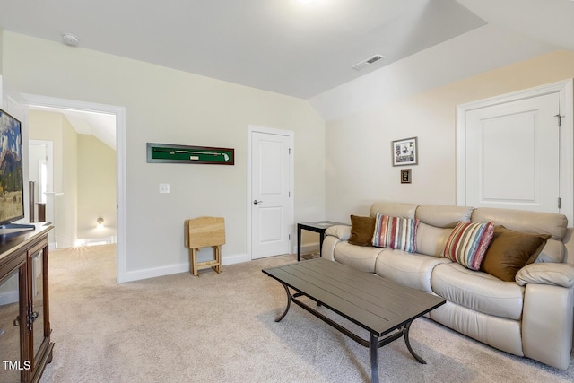 2461 Patriot Bluffs Dr, Fuquay Varina, NC 27526 - living room with lofted ceiling and light colored carpet